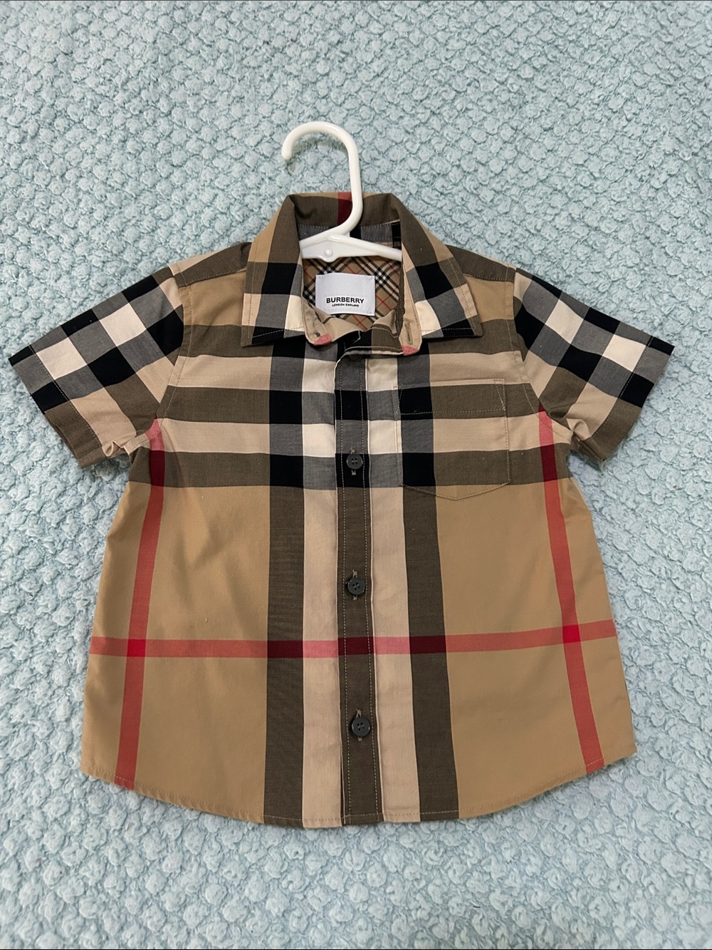 Burberry Beige Nova Check Button-Front Shirt